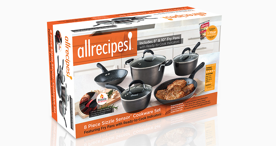 Allrecipes Packaging Design